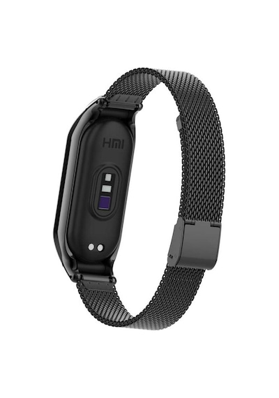 Xiaomi Mi Band 7 Uyumlu Krd-06 Metal Nrtk Kordon-siyah