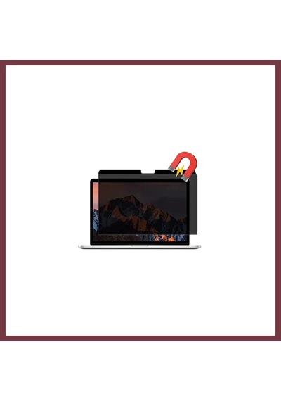 Storeşahin Apple Uyumlu Macbook Air 13.3 Macbook Manyetik Hayalet Ekran Koruyucu - Siyah Shn0720