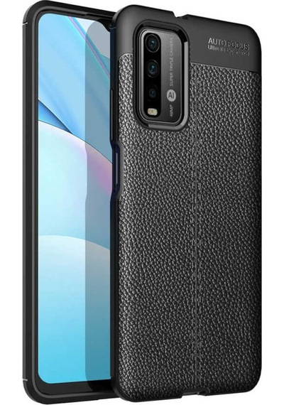 Xiaomi Redmi Note 9 4G Kılıf Zore Niss Silikon Kapak-Siyah