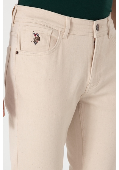 U.S. Polo Assn. Erkek Bej Slim Fit Jean Pantolon 50307999-DN0032