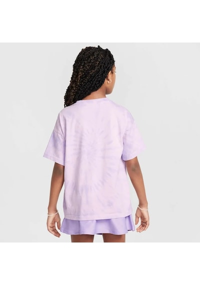 Nike Sportswear Tee Adapt Tween Mor Pamuklu Kız Çocuk Tişört