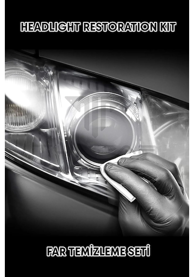 Tulpar Buharlı Far Temizleme Far Parlatma Avantajlı Set Paket Headlight Cleaner Kıt