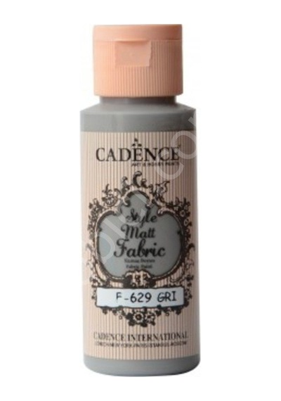 Cadence Style Mat Kumaş Boyası - 629 Gri 59 ML