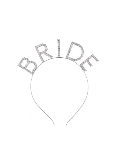 Bekarlığa Veda Mega Boy Kristal Taşlı Gümüş Bride Taç Gelin Tacı 20x21 Cm