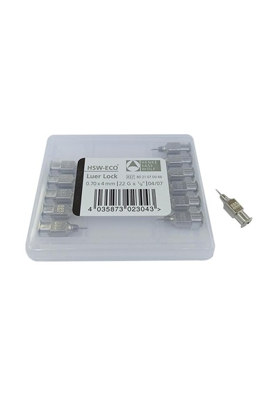 Eco Enjektör İğnesi 0.7X4 Mm ( 12 Ad )