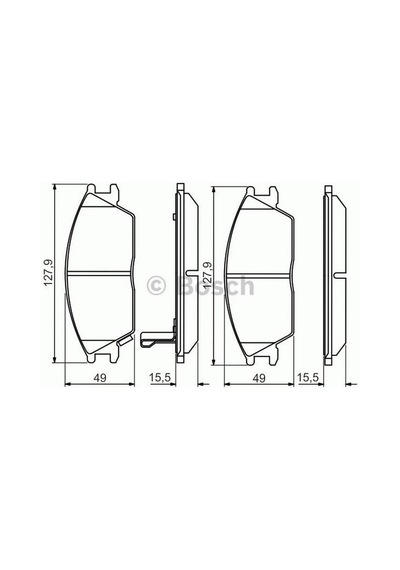 Bosch Hyundai Getz Ön Fren Balatası Takımı 2000-2011