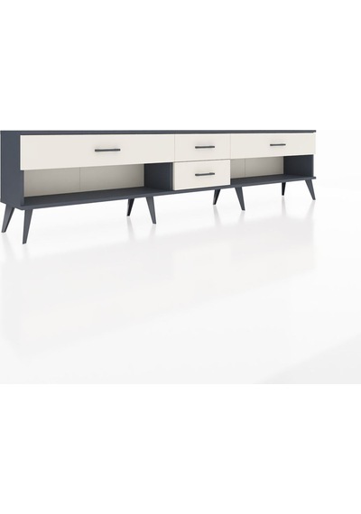 Arges Tv Ünitesi 4 Çekmeceli 220x30x51 Antrasit-aytaşı Aytası/aytası - Antrasıt Arges Tv Ünitesi 4 Çekmeceli 220x30x51 Antrasit-aytaşı Aytası/aytası - Antrasıt