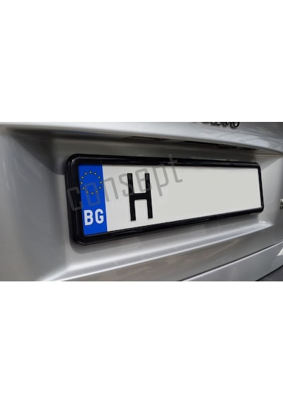 Yeni Nesil Plakalik 2 Adet Piyano Siyah Plaka Çerçevesi 280880053