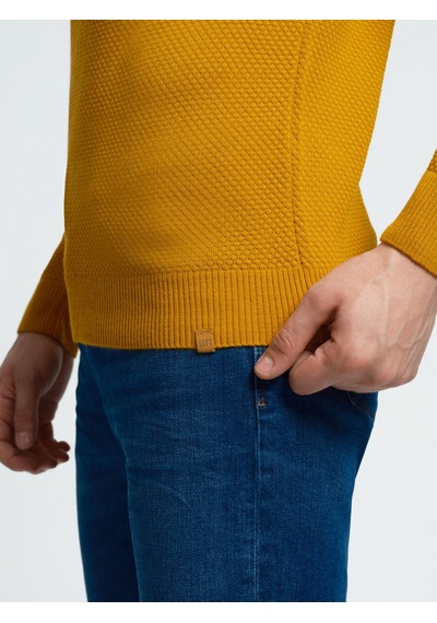 Loft Regular Fit Erkek Kazak Mustard