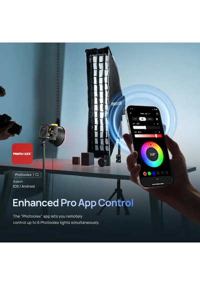 Photoolex Q100c 100w Rgb Cob Led Işık - Q100c-rgbcob