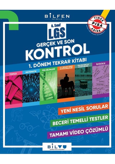 8. Sınıf Lgs 1. Dönem Gerçek Ve Son Kontrol Tekrar Kitabı