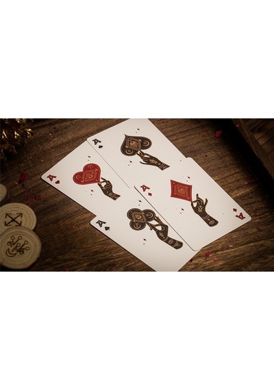 Twpcc Palmistry Golden Ivory Premium Oyun Kağıdı Limited Edition Koleksiyonluk İskambil Kartları