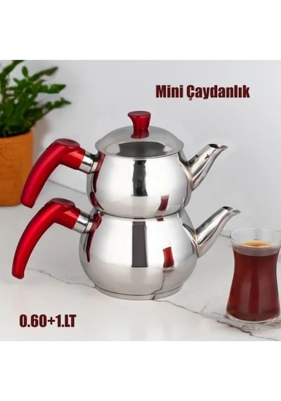 Bluelife Wave Mini Boy Çaydanlık Gümüş