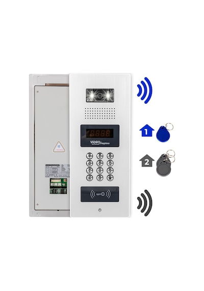 Powermaster 980c98rd Nfc Destekli Görüntülü Diafon Kapı Kilit Akıllı Ev Güvenliği Sistemi Vericisi