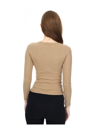 Kadın Sweatshirt-badi Tarz-fitilli- S-m-l 0180mvng 001