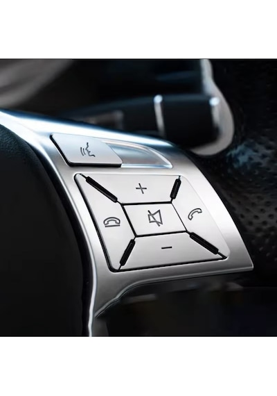 Mercedes Sl Serisi Direksiyon Tuş Kaplaması Gümüş R231 2012-2015