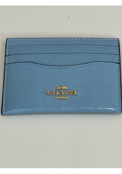 Coach Slim Id Case Kartlık Açık Mavi