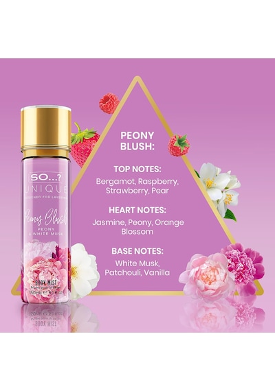 So Unique Peony Blush Vücut Spreyi 150ml