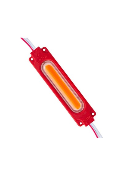 12 Volt 2 Watt Kırmızı Modül Led 68x16 Mm