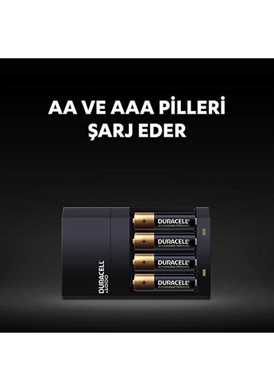 Cef 14 Pil Şarj Cihazı, 4 Saat 1 Adet Ve Şarj Edilebilir Aa Ve Aaa Pil 2'şer Adet