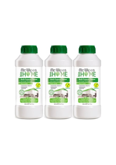 3 Adet Farması Mr Wıpes Konsantre Çok Amaçlı Temizleyici Beyaz Sabun Kokulu 500 Ml Diğer