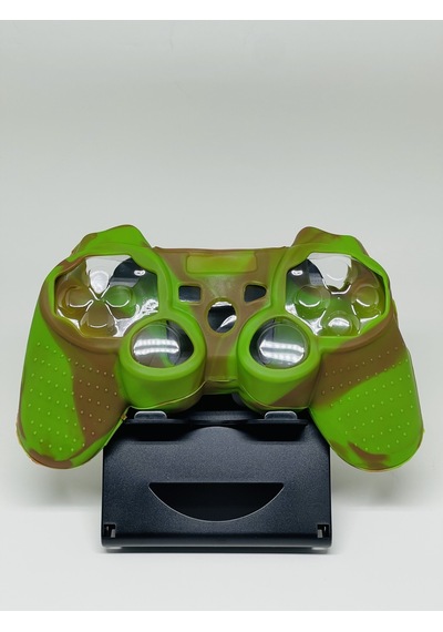 Yues PS3 Joystick Silikon Dualshock Koruyucu Desenli Kılıf Yeşil Kahve