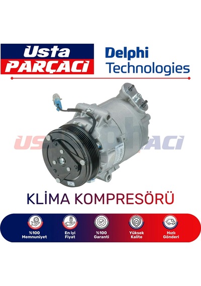 Wöbermann + Delphi Opel Meriva A 2003-2010 Klima Kompresörü