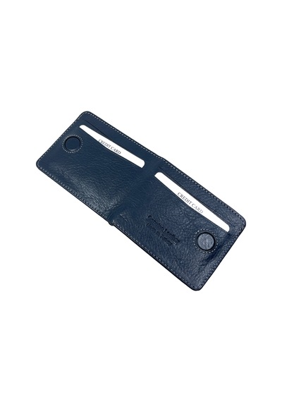 Bons Hakiki Deri Erkek Cüzdan - Minimalist Kartlık Ve Cüzdan - Gri