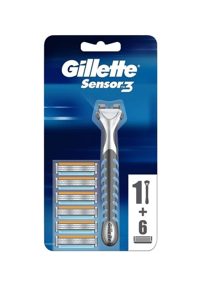 Sensor3 Tıraş Makinesi + 6 Yedek Tıraş Bıçağı