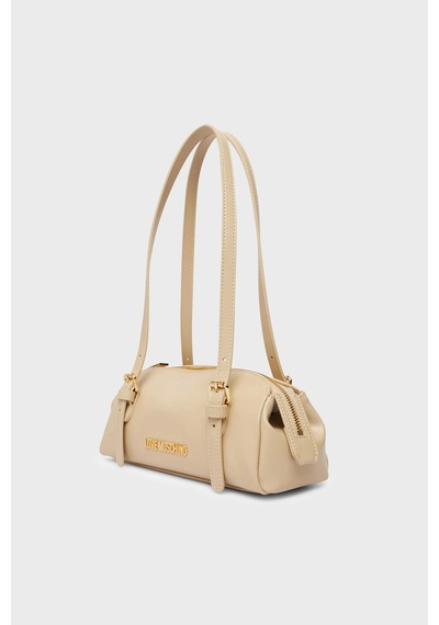 Love Moschino Logolu Ayarlanabilir Omuz Askılı Çanta Bayan Çanta Jc4101pp1ply0129 Bej