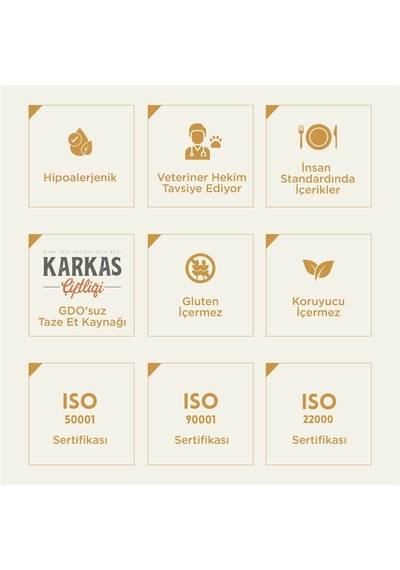 Kito Fresh Hindi Etli Taze Yetişkin Köpek Yemeği 6 x 250 G