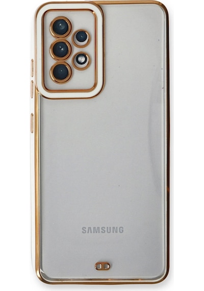 Cosmotex Newface Samsung Galaxy Uyumlu  A53 5g Kılıf Liva Lens Silikon - Beyaz
