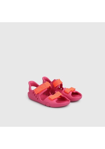 Superfit Pembe Kız Çocuk Düz Sandalet Fuşya