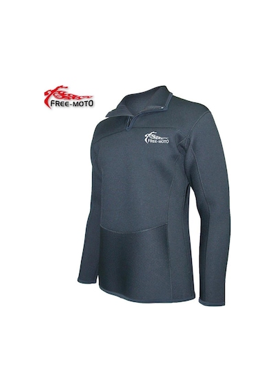 Free - Moto Free-Moto Motorsikletçi Polo Yaka Neopren Kazak