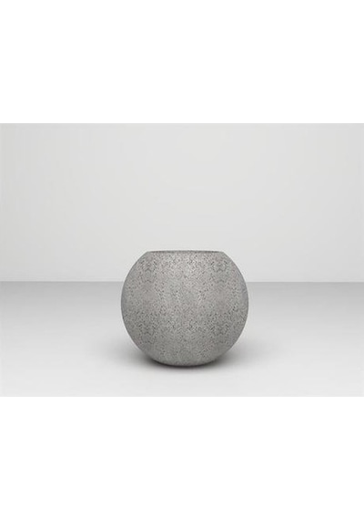 Nuano Consept Gala Serisi Yuvarlak Saksı Açık Gri 55x47