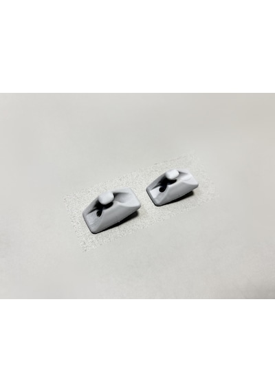 2 X Vw Polo Hb 6n1 1995-2000 Güneşlik Klipsi Gri Sol-sağ