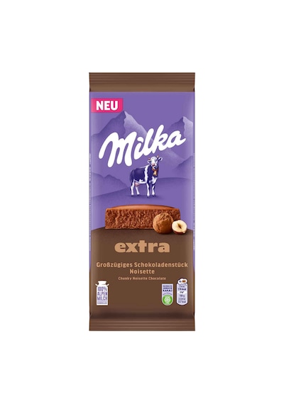 Milka Extra Chunky Noisette Chocolate 190g