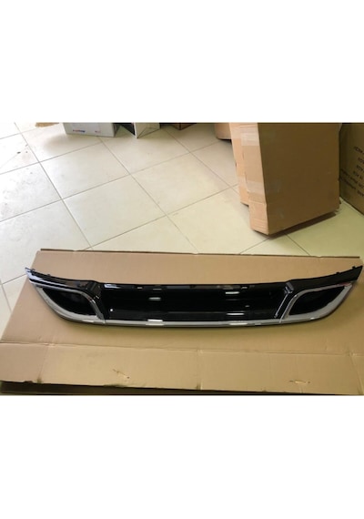 Vw Golf 7 Arka Tampon Difüzörü 7 5 Görünüm Çift Çıkış Parlak Siyah