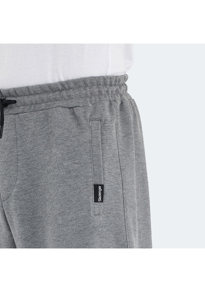 Slazenger NAVDEEP Erkek Cepli Dar Paça Koyu Gri Eşofman Altı