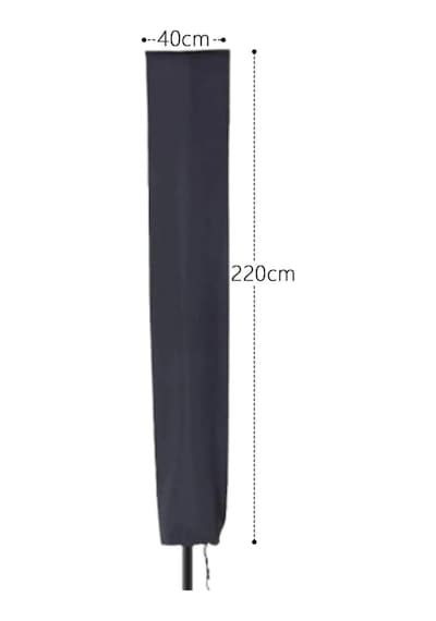 Gardener Şemsiye Koruma Örtüsü Grdc307 / Kılıfı Pe 220 Cm X 40 Cm Çok Renkli