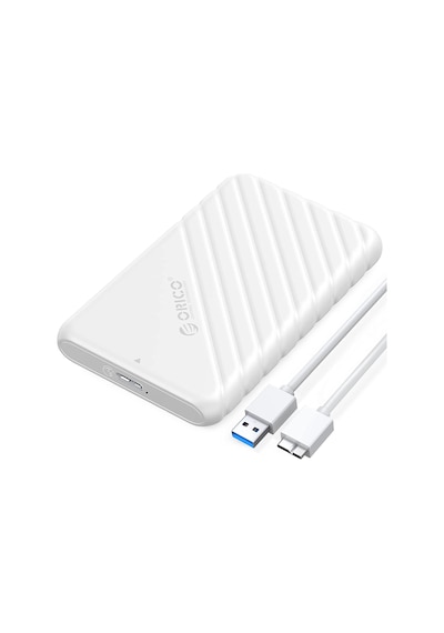 Orico USB 3.0 Micro B 2.5” inch SATA SSD Hard Disk Kutusu Beyaz