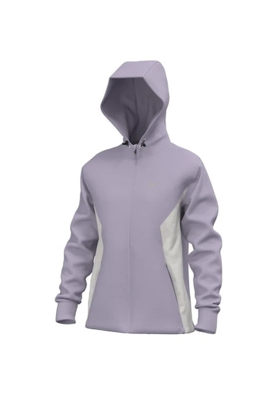 Mizuno Athletics Kadın Kapüşonlu Fermuarlı Sweatshirt Gri Çok Renkli