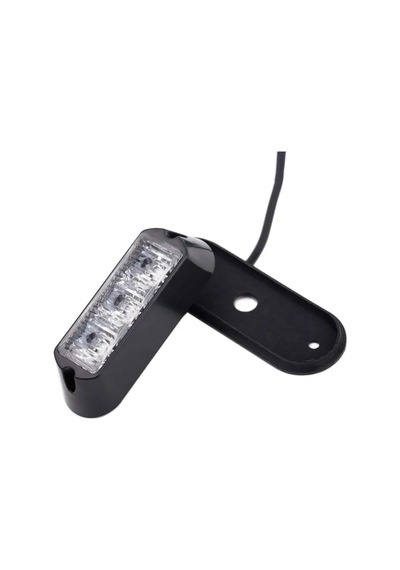 Araba Kamyon 3 Led Kırmızı Acil Flaş Uyarı Işığı 12-24v