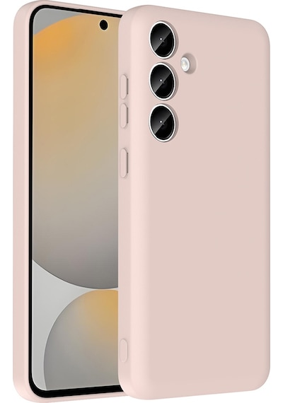 Samsung Galaxy Uyumlu A55 Kılıf Kamera Korumalı Kartlık Hazneli Kapak Vitra Pembe