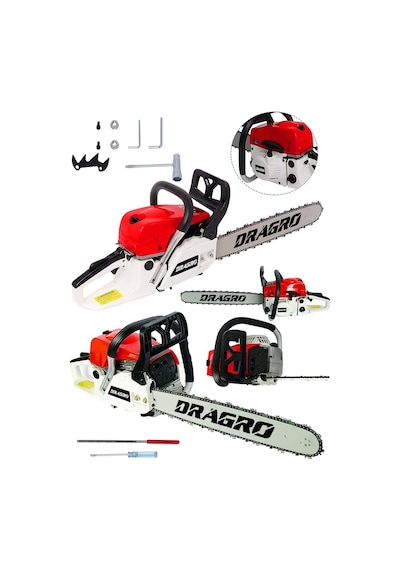 Dragro DRG-TSTR9900 9.9 HP Benzinli Ağaç Kesme Makinesi Kırmızı