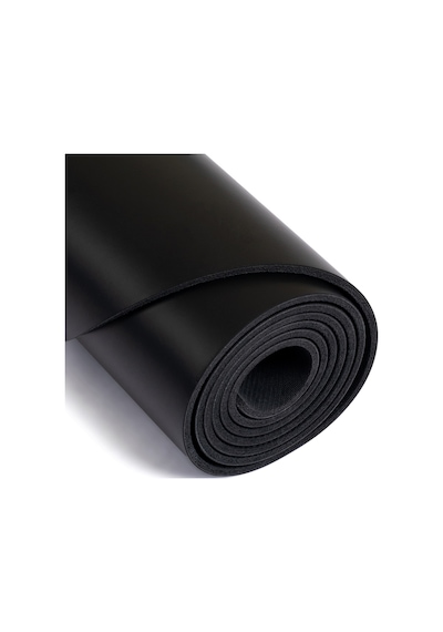 Gymo Pu-rubber Kaydırmaz Kauçuk Yoga Pilates Matı 5mm Siyah Siyah