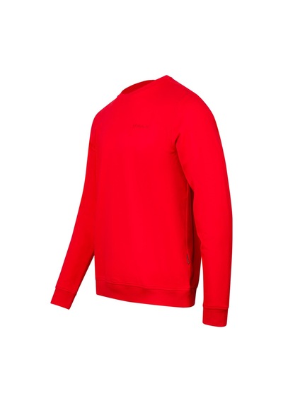 2as Orlando Erkek İnterlok Sıfır Yaka Sweatshirt Kırmızı 001