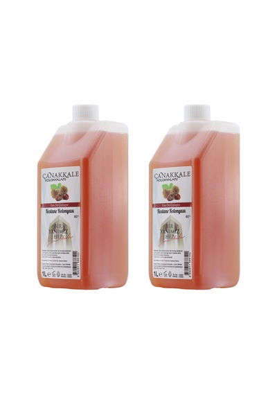 Çanakkale Kolonyaları Kestane Kolonyası Korumalı Kapak - Yeni Model 2 x 1 L