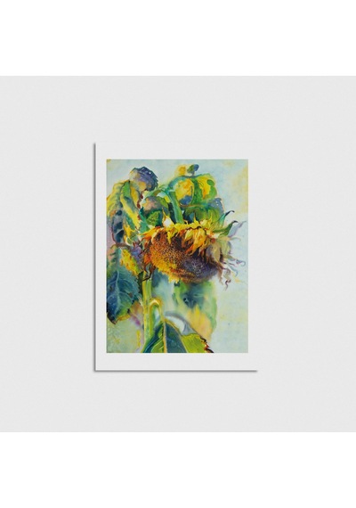 Ayçiçeği Tablosu Çerçevesiz Poster Duvar Dekorasyonu Pn11p222
