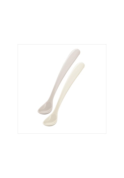 Mamajoo Ergonomik Beslenme Kaşık Seti Light Beige & Gray Bej